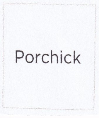 Trademark PORCHICK
