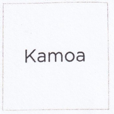 Trademark KAMOA