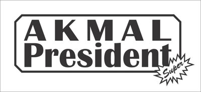 Trademark AKMAL President