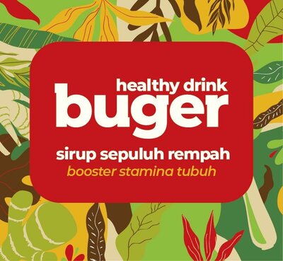 Trademark Healthy drink BUGER sirup sepuluh rempah