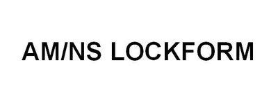 Trademark AM/NS LOCKFORM