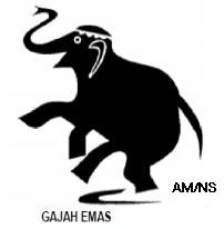 Trademark GAJAH EMAS AM/NS + LOGO