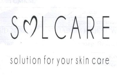 Trademark SOLCARE solution for your skin care