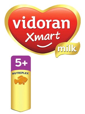 Trademark vidoran Xmart milk 5+ NUTRIPLEX & Logo