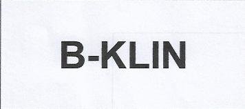 Trademark B-KLIN