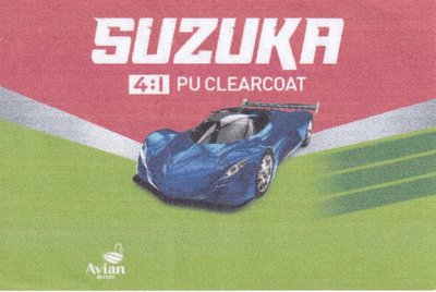 Trademark SUZUKA 4 : 1 PU CLEARCOAT Avian Brands dan lukisan