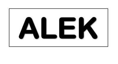 Trademark ALEK