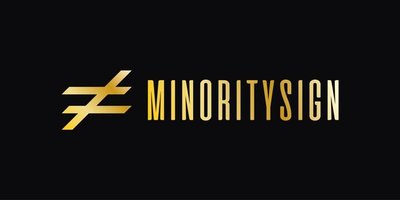 Trademark MINORITYSIGN+logo