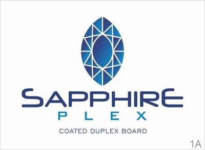 Trademark SAPPHIRE PLEX COATED DUPLEX BOARD