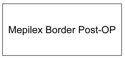 Trademark Mepilex Border Post-OP