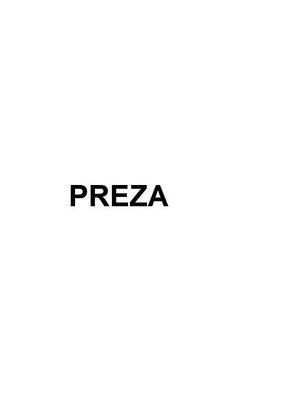 Trademark PREZA