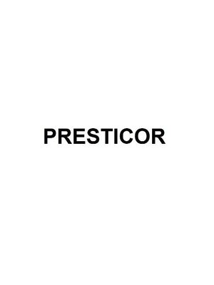 Trademark PRESTICOR