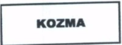 Trademark KOZMA