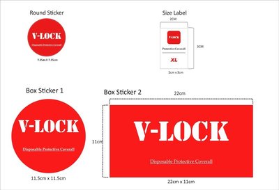 Trademark V-Lock Disposable Protective Coverall