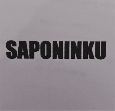 Trademark SAPONINKU