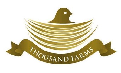 Trademark THOUSAND FARMS + logo