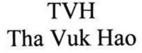 Trademark TVH Tha Vuk Hao ( LIHAT NO. IDM000298970 )