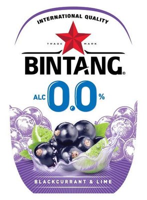 Trademark BINTANG Blackcurrent & Lime Label