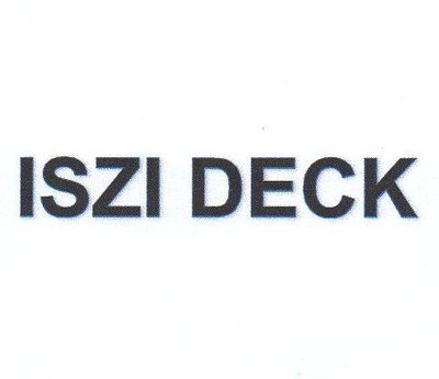 Trademark ISZI DECK