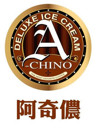 Trademark A-CHINO, DELUXE ICE CREAM, Karakter huruf China aqinong, THE MOST FAVORITE CHOICE +
Lukisan