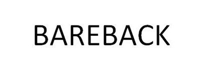 Trademark BAREBACK