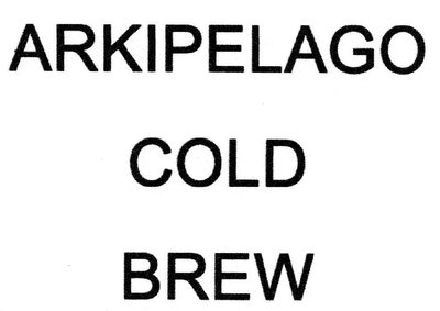 Trademark ARKIPELAGO COLD BREW