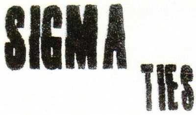 Trademark SIGMA TIES