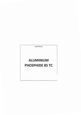 Trademark ALUMINIUM PHOSPHIDE 85 TC