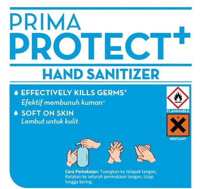 Trademark PRIMA PROTECT+ & Label