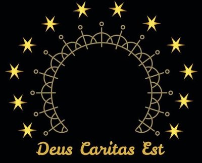 Trademark Deus Caritas Est + lukisan