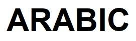 Trademark ARABIC