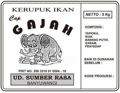 Trademark KERUPUK IKAN CAP GAJAH