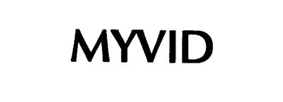 Trademark MYVID