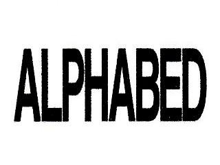 Trademark ALPHABED