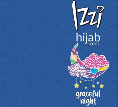 Trademark IZZI hijab scent graceful night + logo