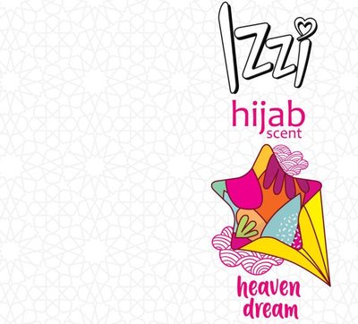 Trademark IZZI hijab scent heaven dream + logo