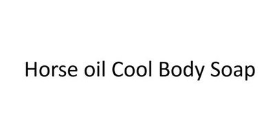 Trademark Horse oil Cool Body Soap