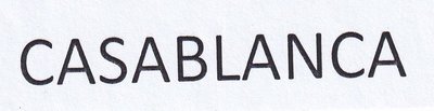 Trademark CASABLANCA