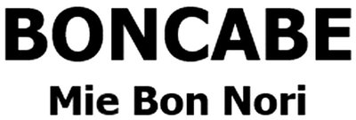 Trademark BONCABE Mie Bon Nori