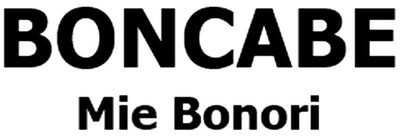 Trademark BONCABE Mie Bonori