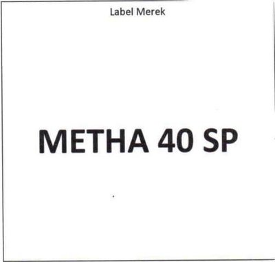 Trademark METHA 40 SP