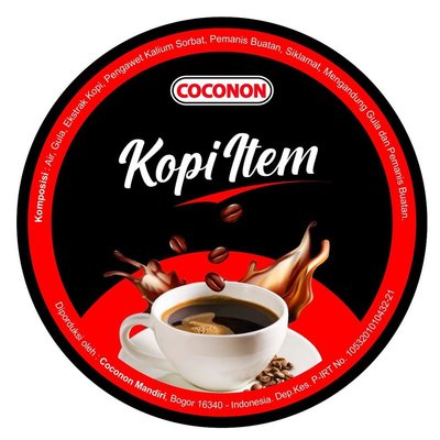 Trademark COCONON + LOGO dengan kata Kopi Item