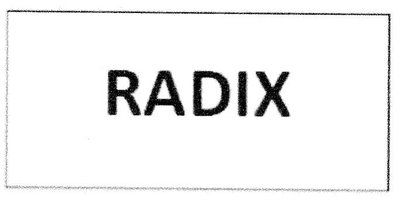 Trademark RADIX