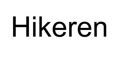 Trademark Hikeren