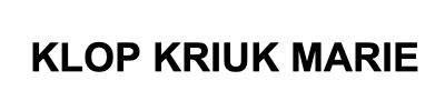 Trademark KLOP KRIUK MARIE