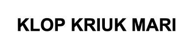 Trademark KLOP KRIUK MARI