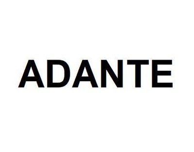 Trademark ADANTE