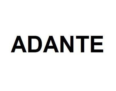 Trademark ADANTE