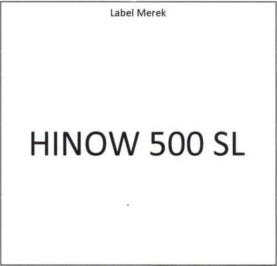 Trademark HINOW 500 SL