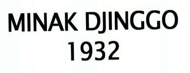 Trademark MINAK DJINGGO 1932